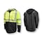 Radians Hi-Vis Rain Jacket, Ripstop, Class Type R Class 3 Hi-Vis Green, M SJ04-3SGR-M - alternate 3